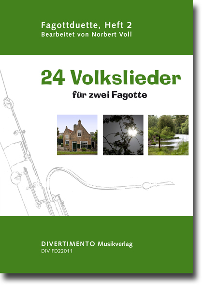 volkslieder_cover_kl 24 Volkslieder für zwei Fagotte