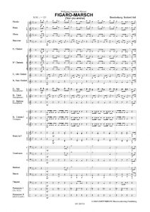 Figaro-Marsch Partitur